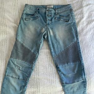 Free people moto jeans size 26